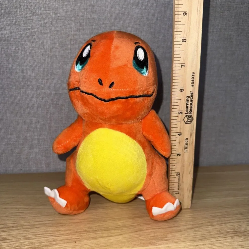 Pokemon Charmander 8 in Plush Figure Official TOMY Toys Stuffed Animal